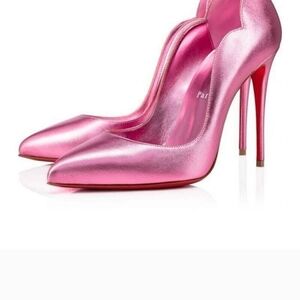 Pink Stiletto Heels Hot Chick Louboutin